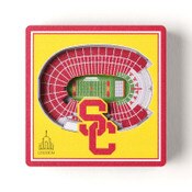 USC Trojans Coliseum 3D StadiumViews Magnet